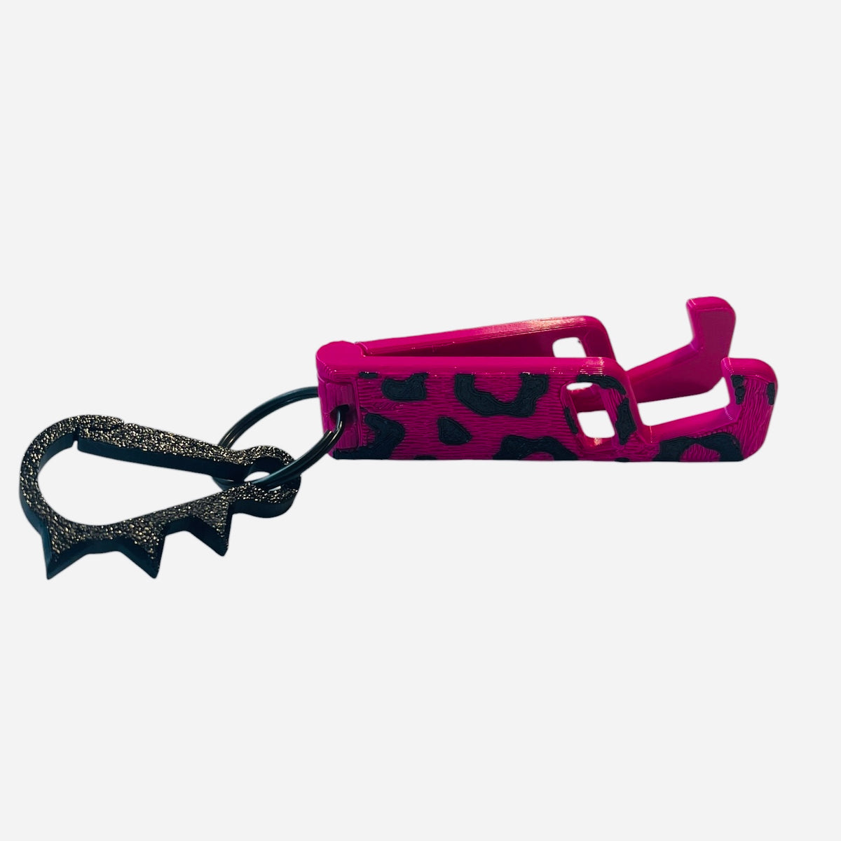 PhoneSTASH™ | Keychain Phone Stand Holder Leopard Portable Lightweight