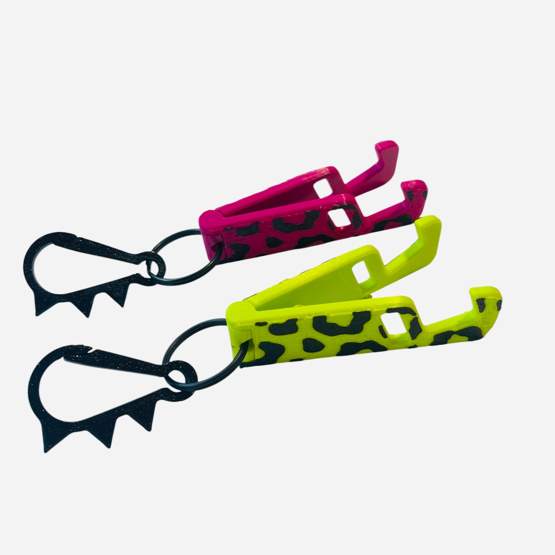 PhoneSTASH | Keychain Phone Stand Holder Leopard Portable
