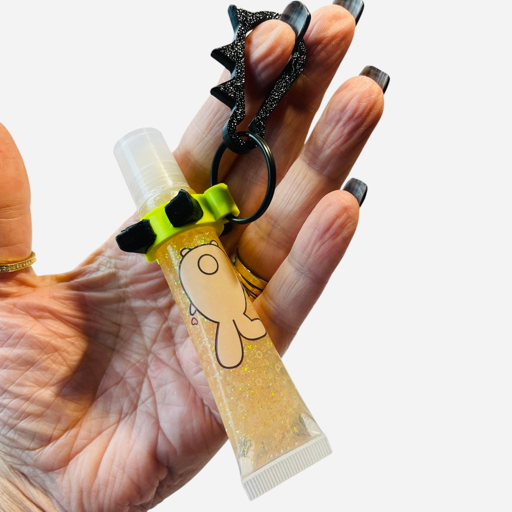 TinySTASH | Spiked Keychain Holder for Lipgloss