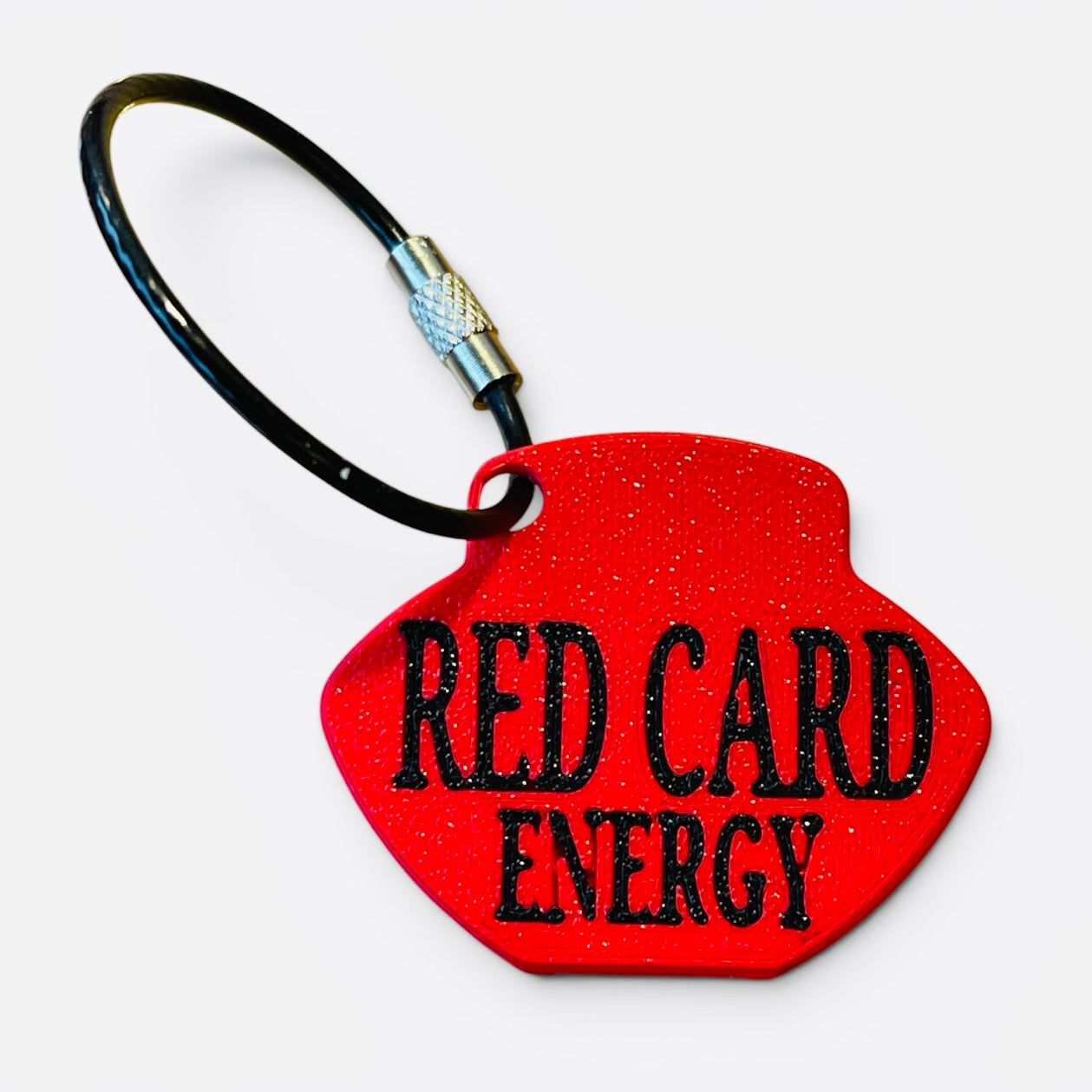 Soccer themed Sip Shield | Can Opener & Drink Protector for Tailgates, Watch Parties & Festivals | Red Card Energy