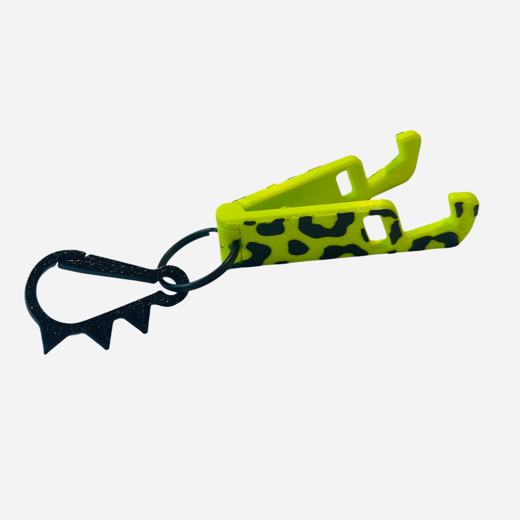 PhoneSTASH | Keychain Phone Stand Holder Leopard Portable