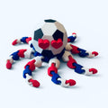 Soctopus Soccer Octopus 3D Printed Toy Fidget - Articulated for World Cup International Fans USA France