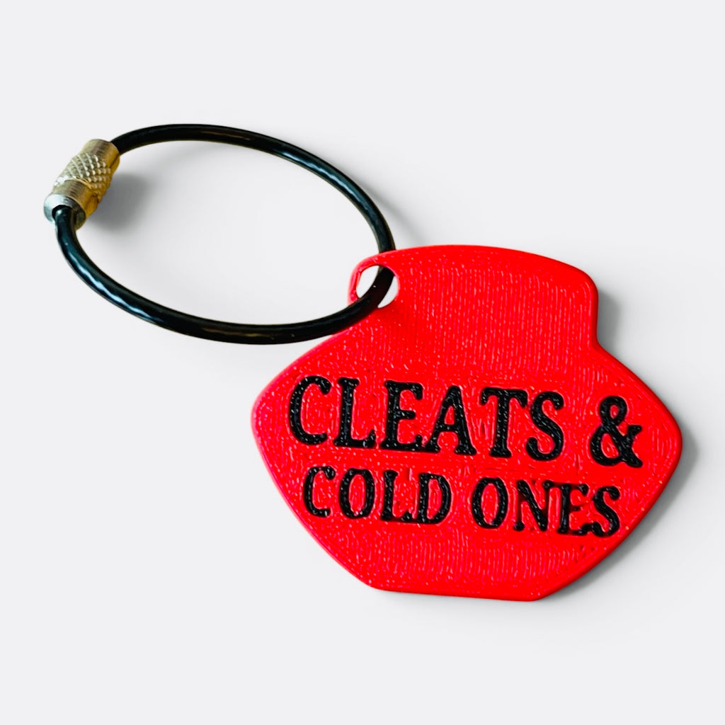 Soccer themed Sip Shield | Can Opener & Drink Protector for Tailgates, Watch Parties & Festivals | Cleats & Cold Ones
