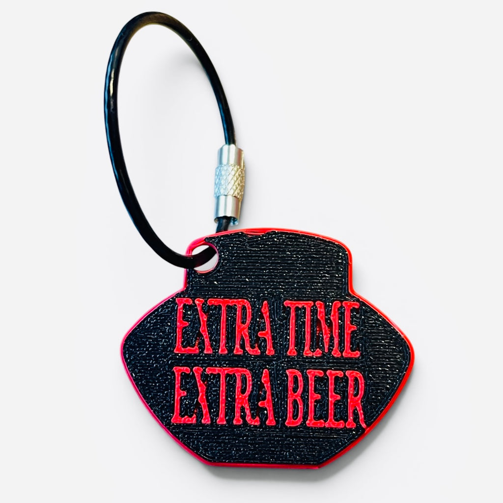 Soccer themed Sip Shield | Can Opener & Drink Protector for Tailgates, Watch Parties & Festivals | Extra Time, Extra Beer