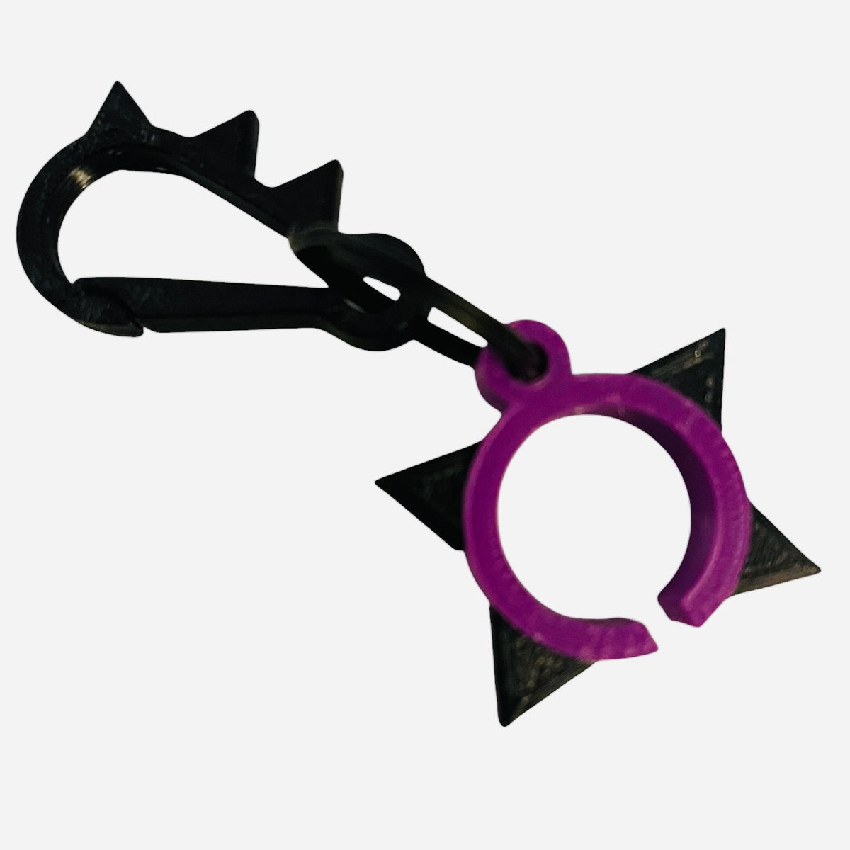 TinySTASH™ | Spiked Keychain Holder for Lip Gloss