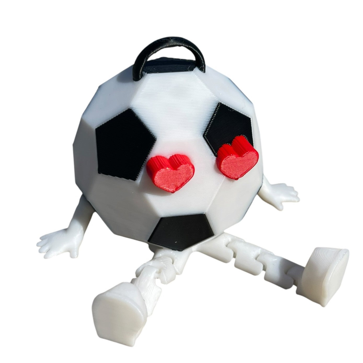 Soccer Buddy 3D Printed Articulated Keychain & Bag Charm