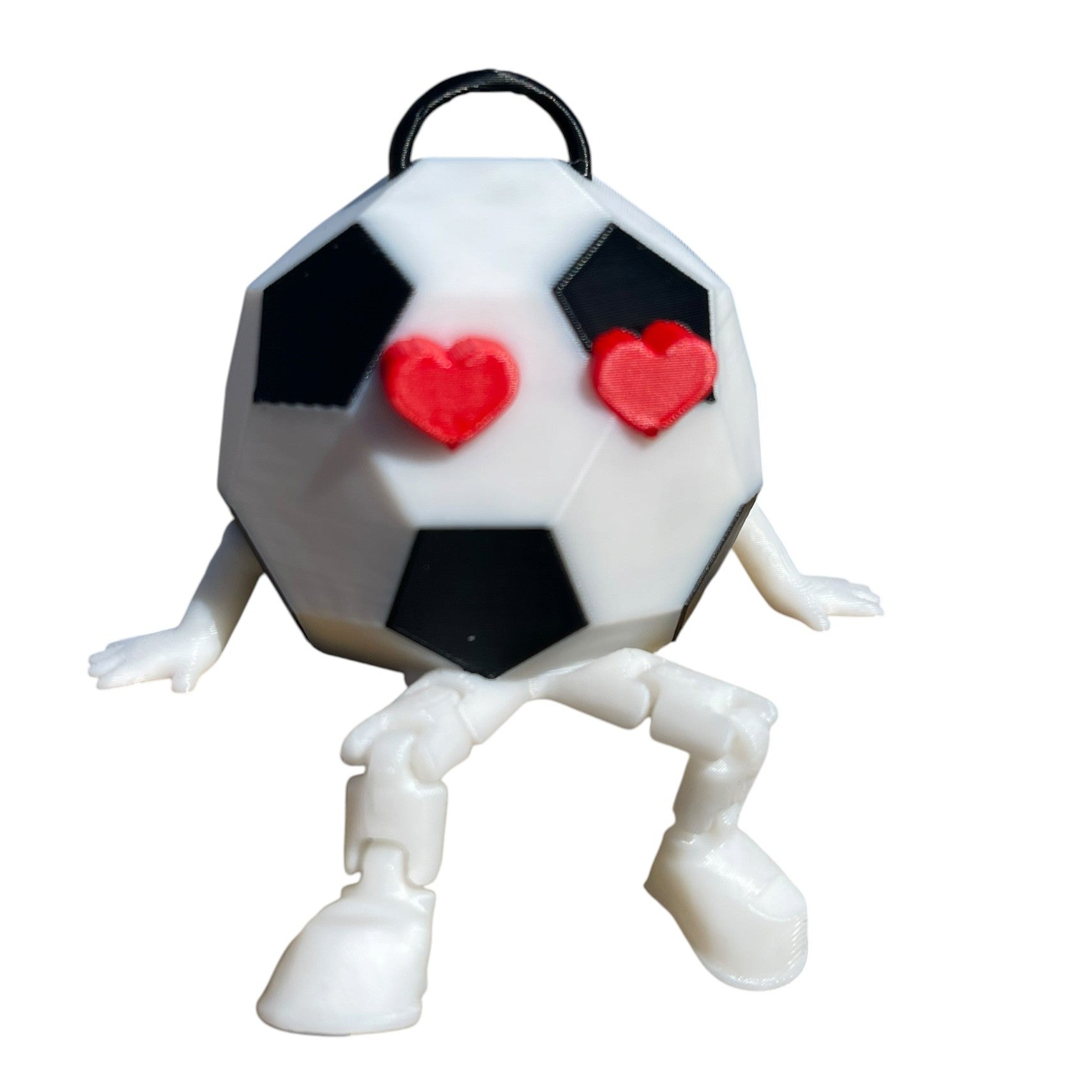 Soccer Buddy 3D Printed Articulated Keychain & Bag Charm