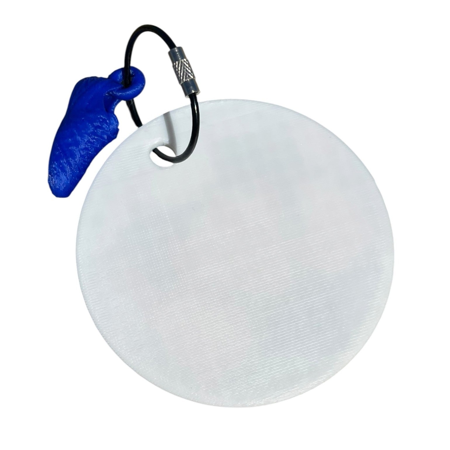 Funny Soccer Ball Goal Digger Keychain – Blue Shoe Charm | 3D Printed PLA