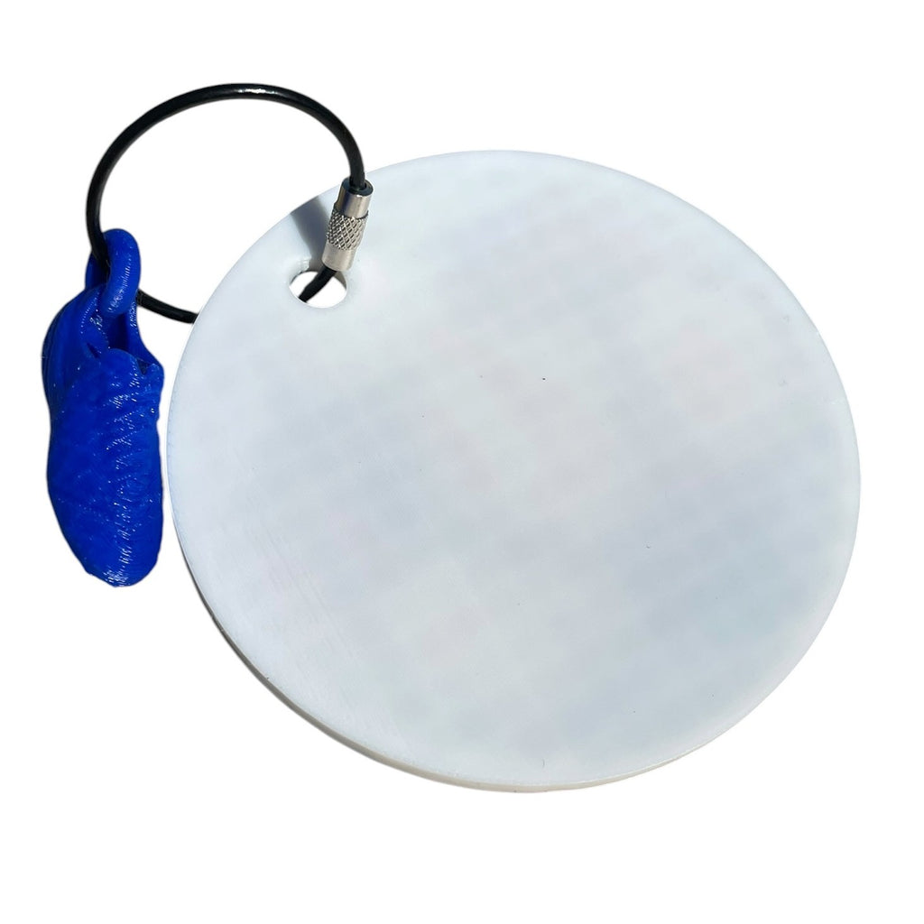 Funny Soccer Ball Pitch Perfect Keychain – Blue Shoe Charm | 3D Printed PLA