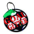 Funny Soccer Ball Goal Getter Keychain – Green Shoe Charm | 3D Printed PLA