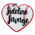 Baseball Fan Bag Charm | 3D Printed Baseball Mom Keychain & Purse Charm | Sideline Savage