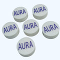 3D Printed AURA Message Round Kandi Beads - Set of 6 Rave Festival Beads