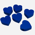 BeadSTASH | 3D Printed Heart Skull Kandi Beads | Set of 6