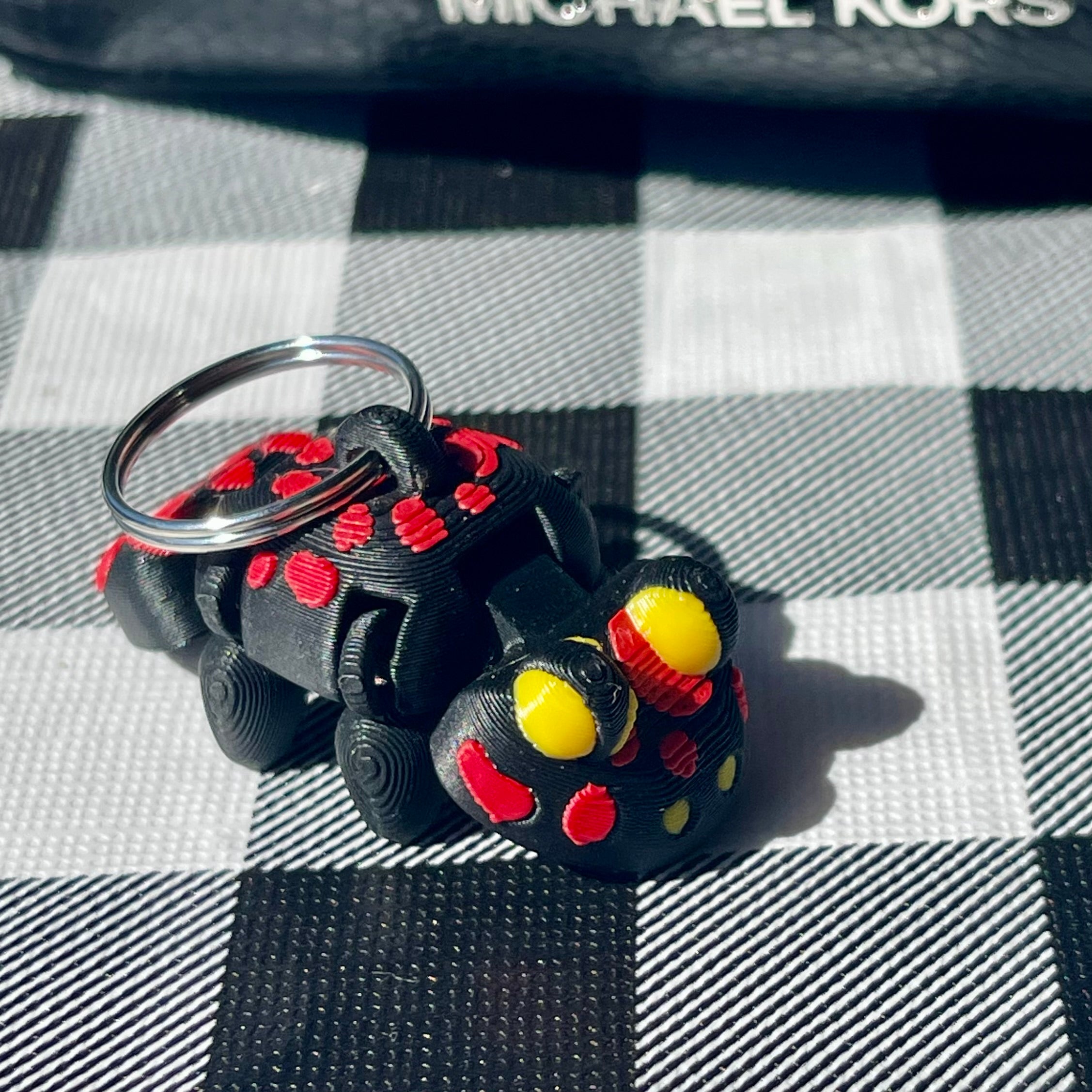 Flexi Fidget Lizard Articulated Bag Charm - 3D Printed PLA