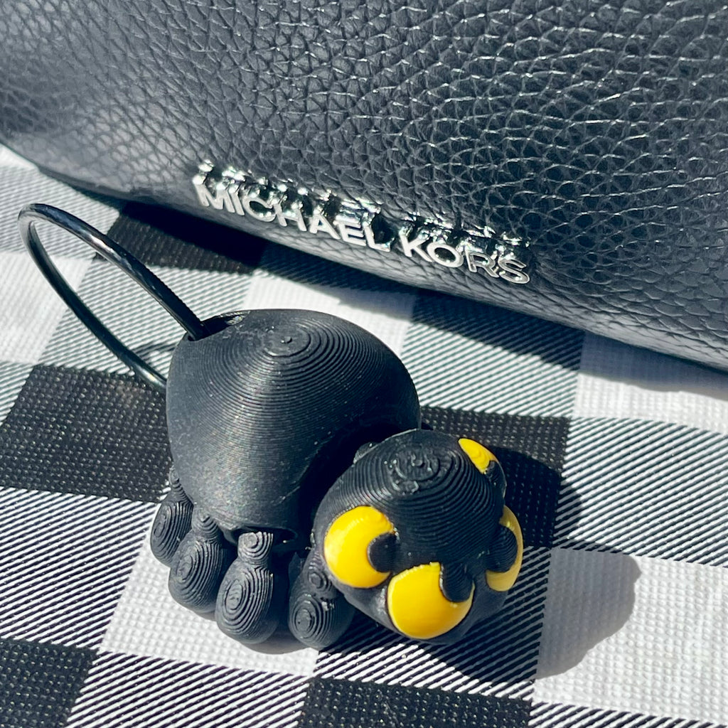 Flexi Fancy Spider Bag Charm - 3D Printed Articulated Fidget Keychain