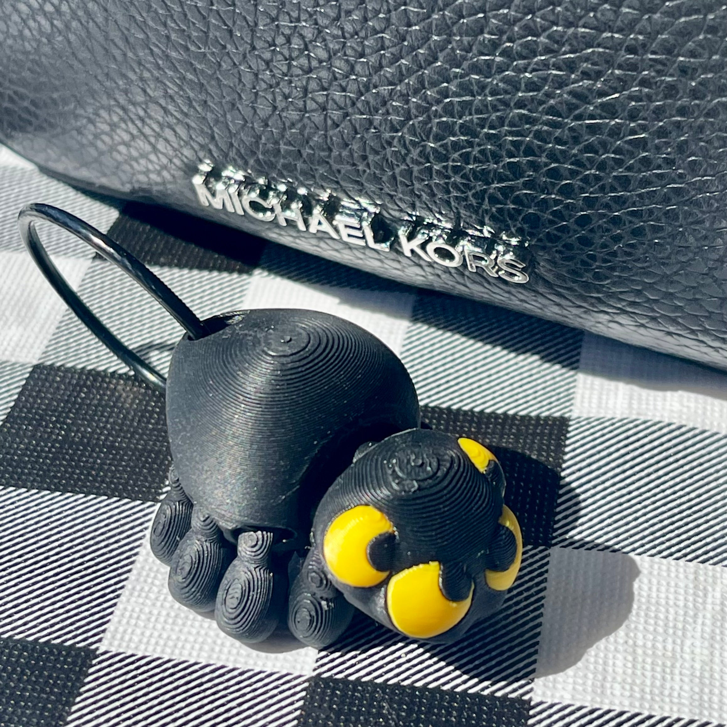 Flexi Fancy Spider Bag Charm - 3D Printed Articulated Fidget Keychain