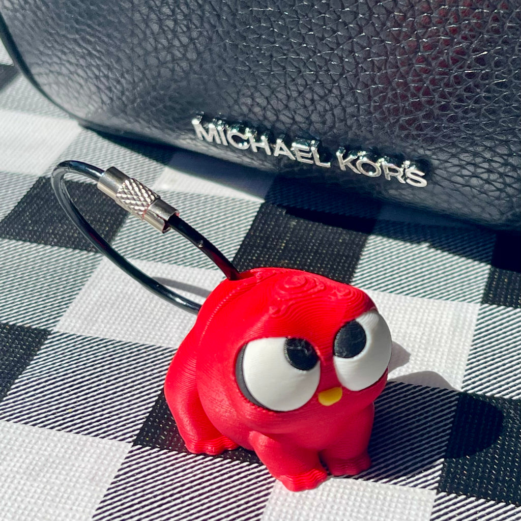 Flexi Tiny Frog Articulated Bag Charm - 3D Printed Fidget Keychain