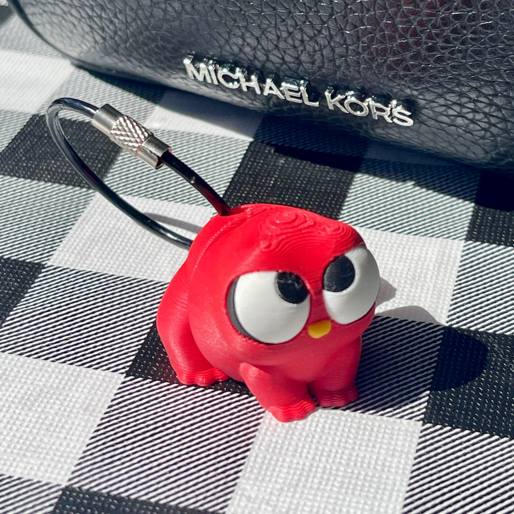 Flexi Tiny Frog Articulated Bag Charm - 3D Printed Fidget Keychain