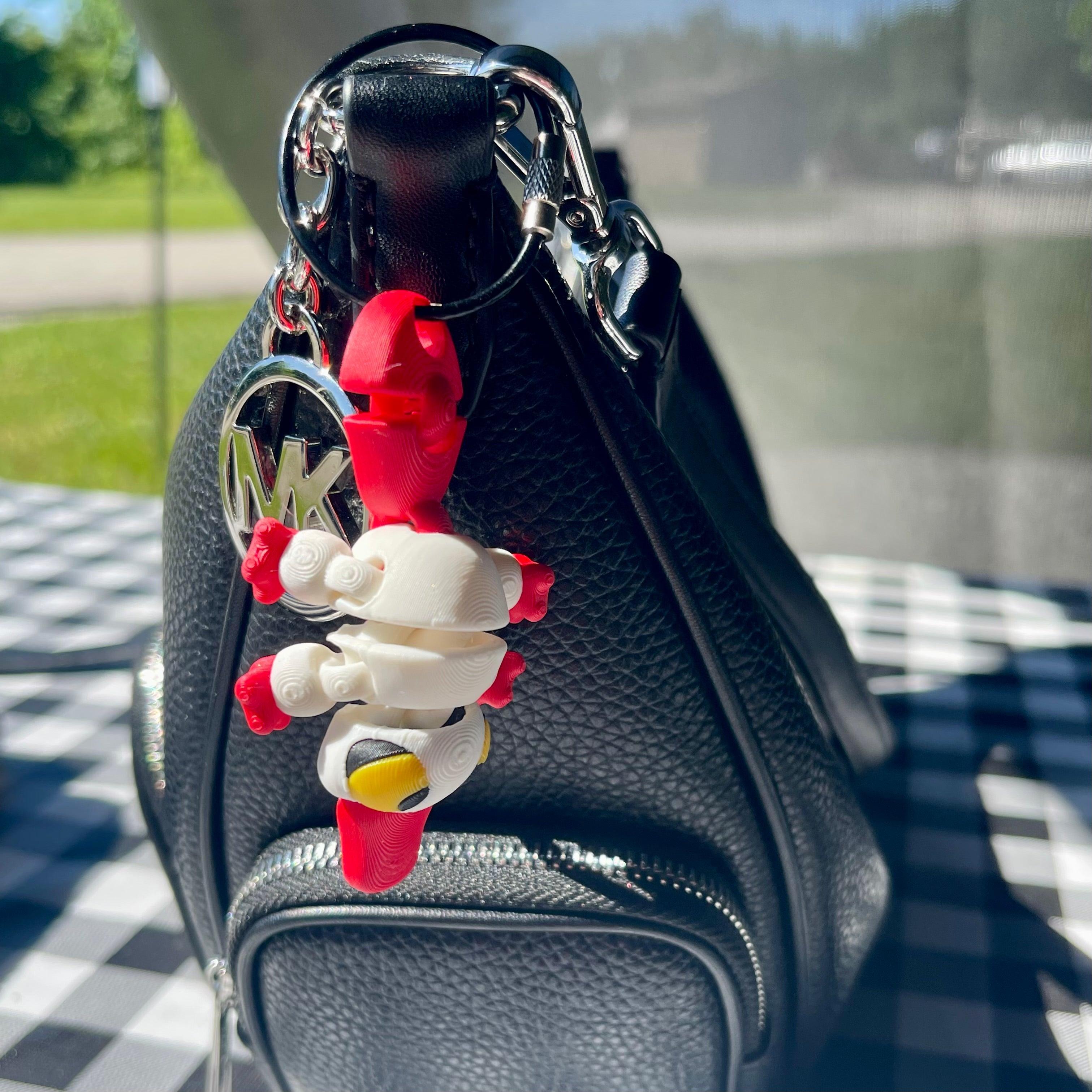 Articulated Platypus Bag Charm - 3D Printed Fidget Keychain