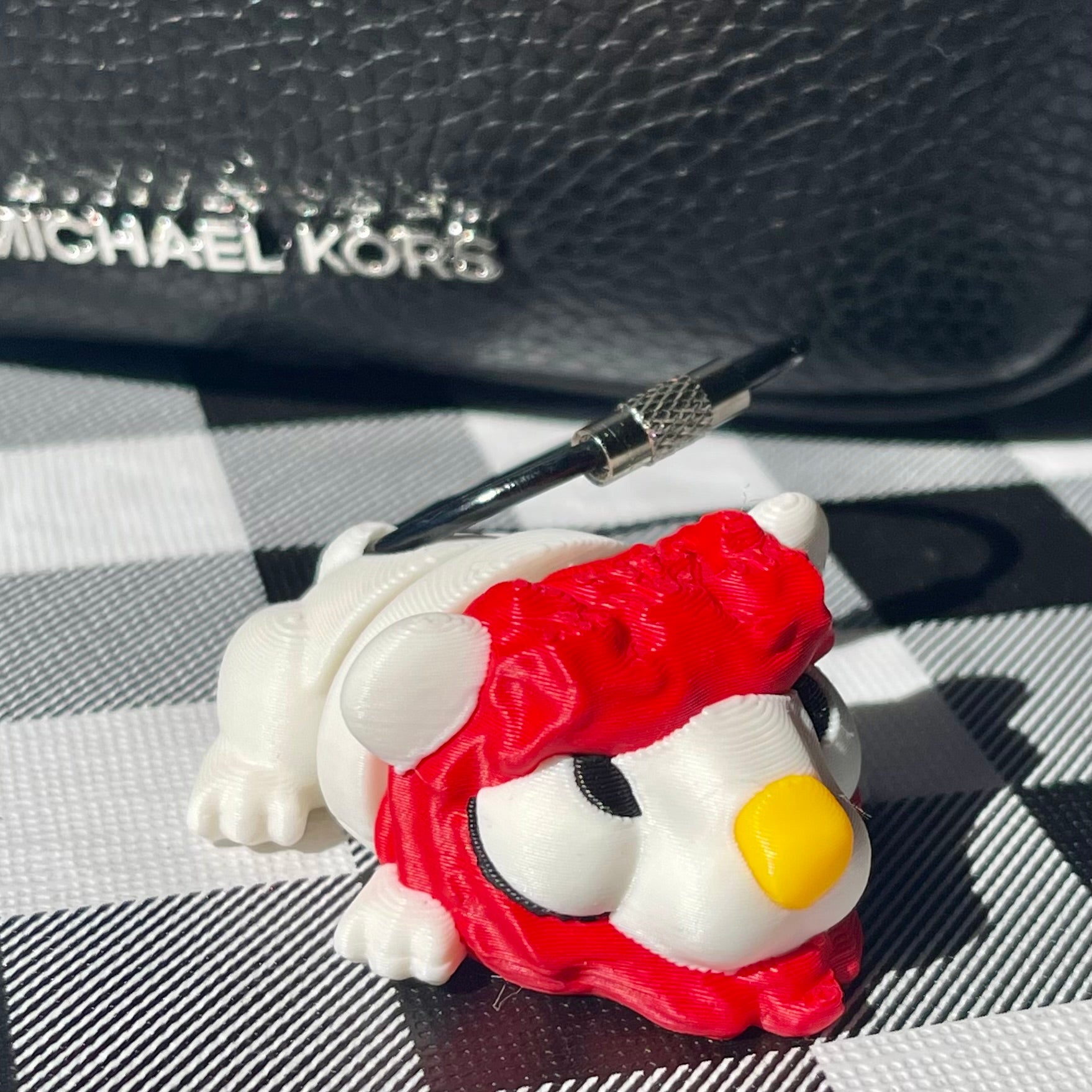 Flexi Lion Articulated Bag Charm - 3D Printed Fidget Keychain