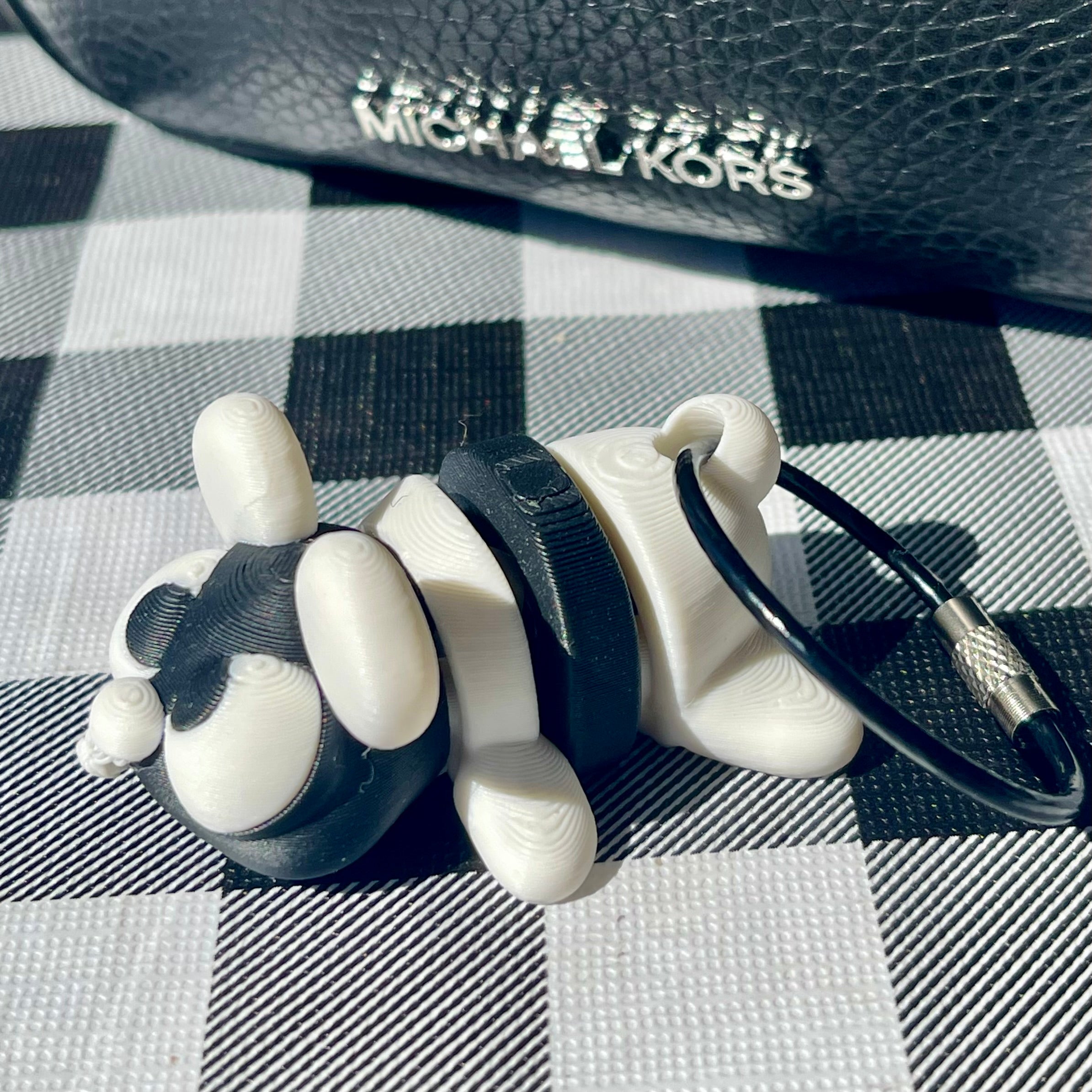 Flexi Bee 3D Printed Articulated Bag Charm & Fidget Keychain