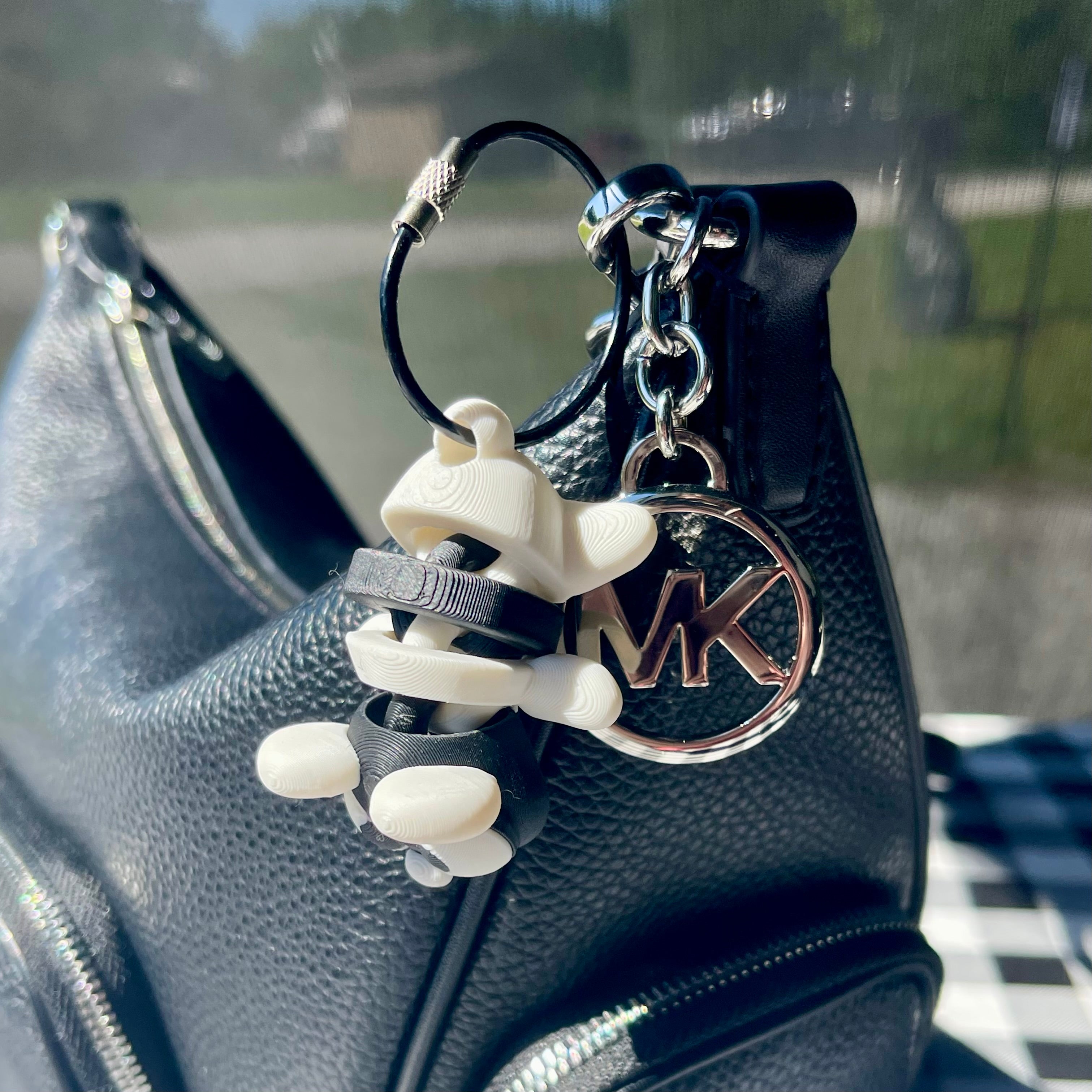 Flexi Bee 3D Printed Articulated Bag Charm & Fidget Keychain