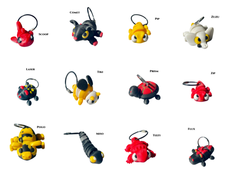 STASHLINGS | Sophomore Offering | Tiny Clip-On Companions