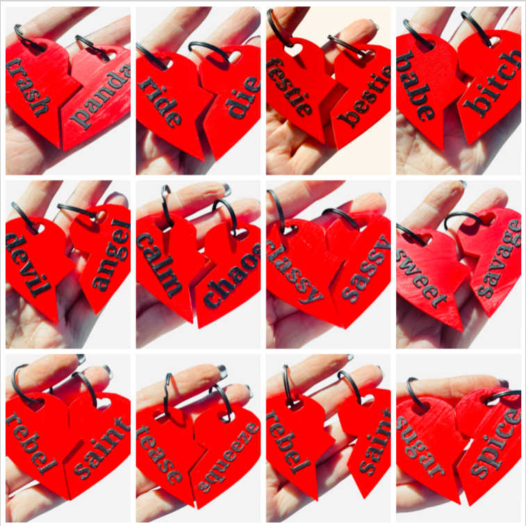 BestieSTASH™ | Keychains | Sharable Clip-On Collectible Tradeables